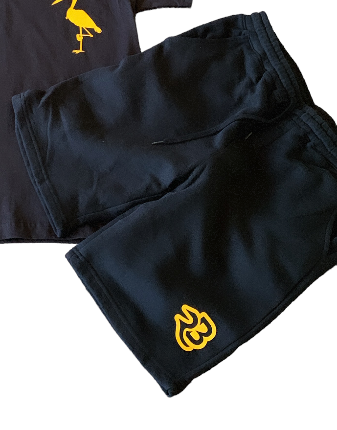 Rae Byrd Shorts Logo Print