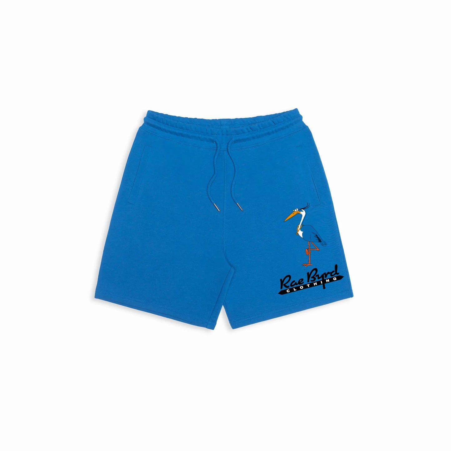 Rae Byrd Shorts Logo Print Blue
