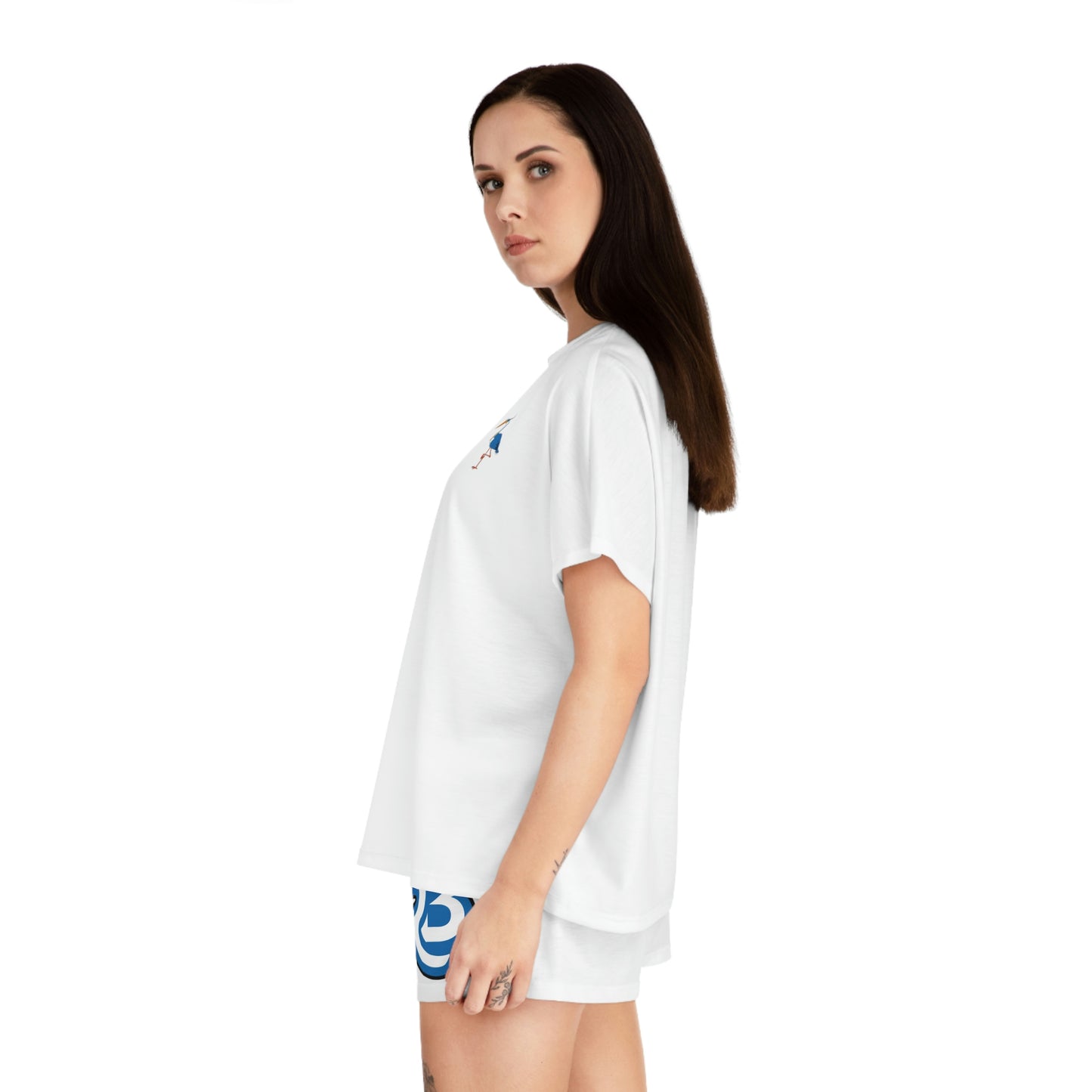 Rae Byrd Women's Short Pajama Set (AOP)