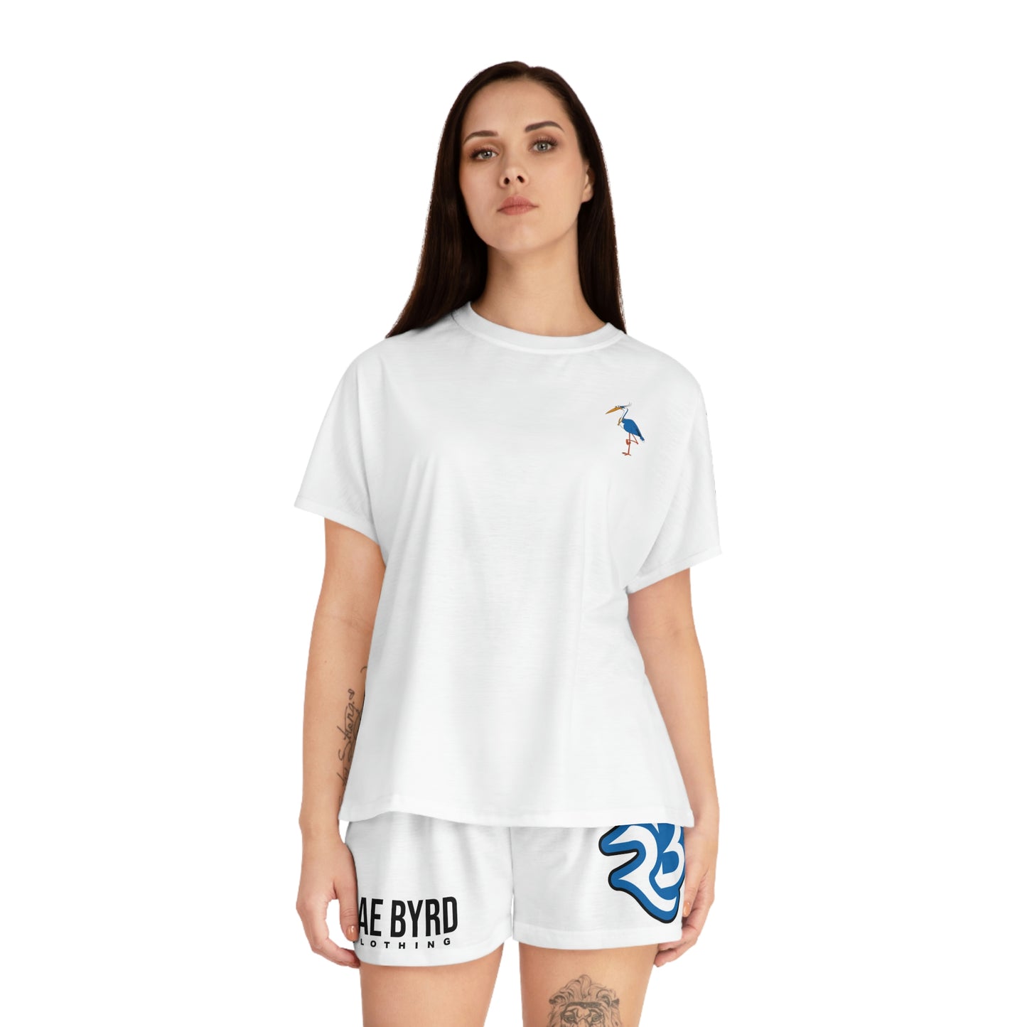 Rae Byrd Women's Short Pajama Set (AOP)
