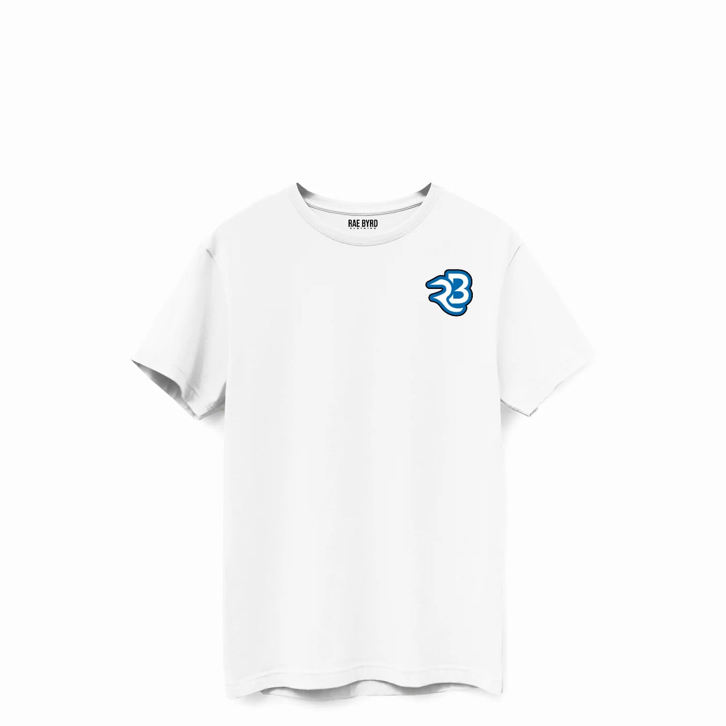 Rae Byrd T Shirt Logo Print Blue